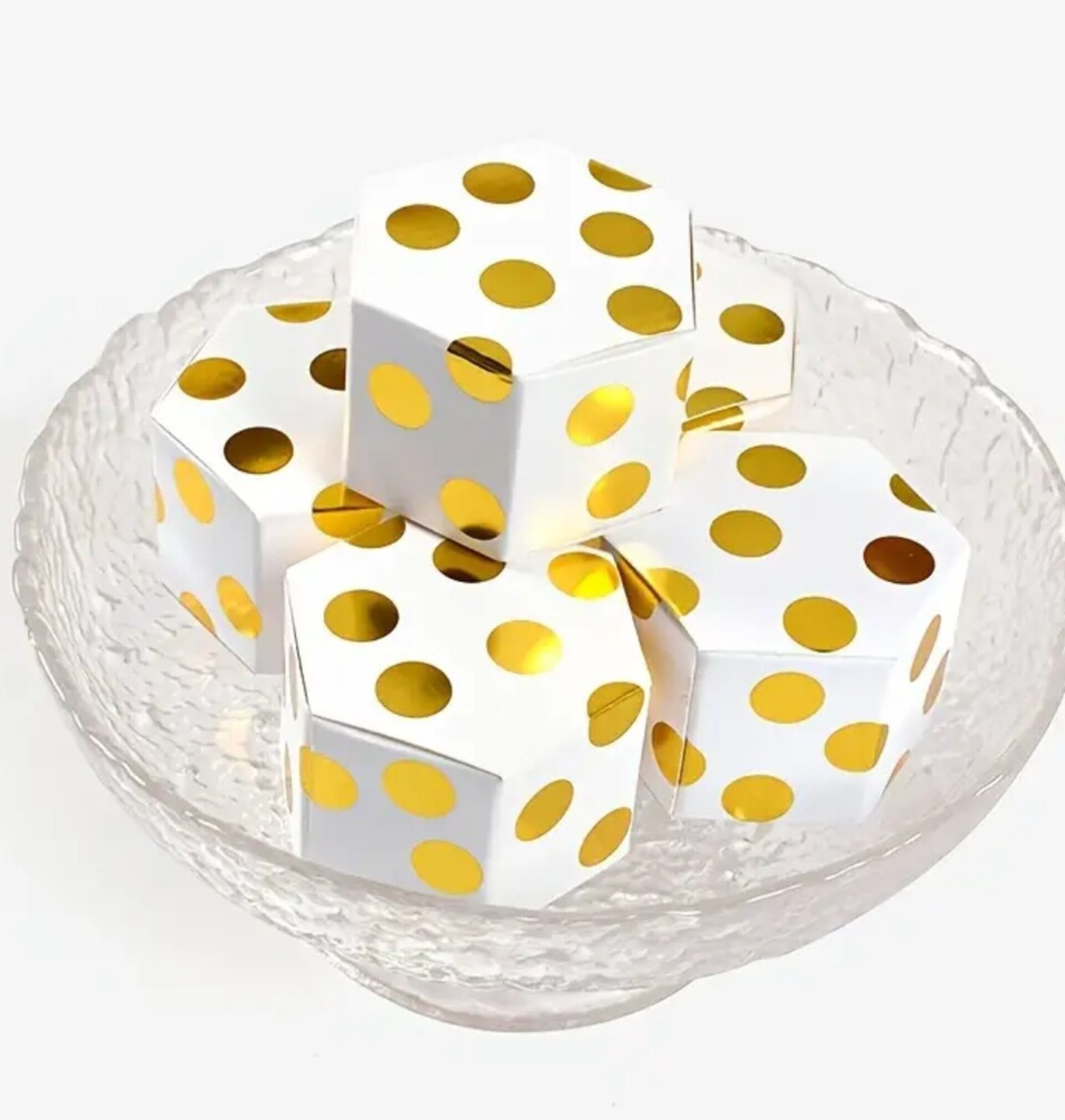 Caja Para Regalos 48x30x25 Lunares - 7