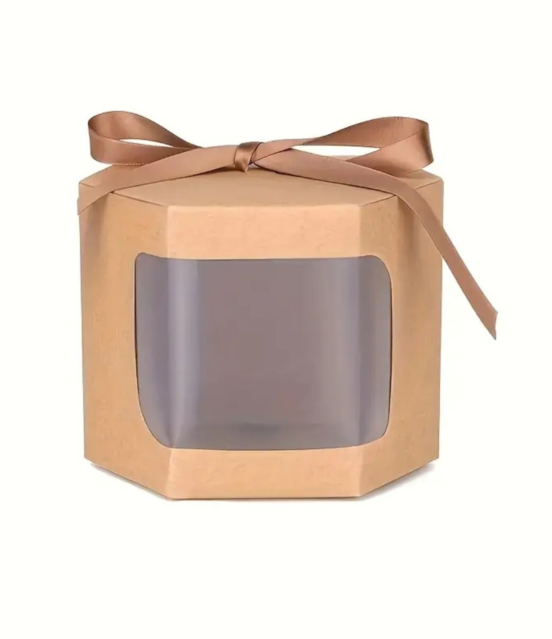Caja Para Regalos Marron 10x10x10 - 1