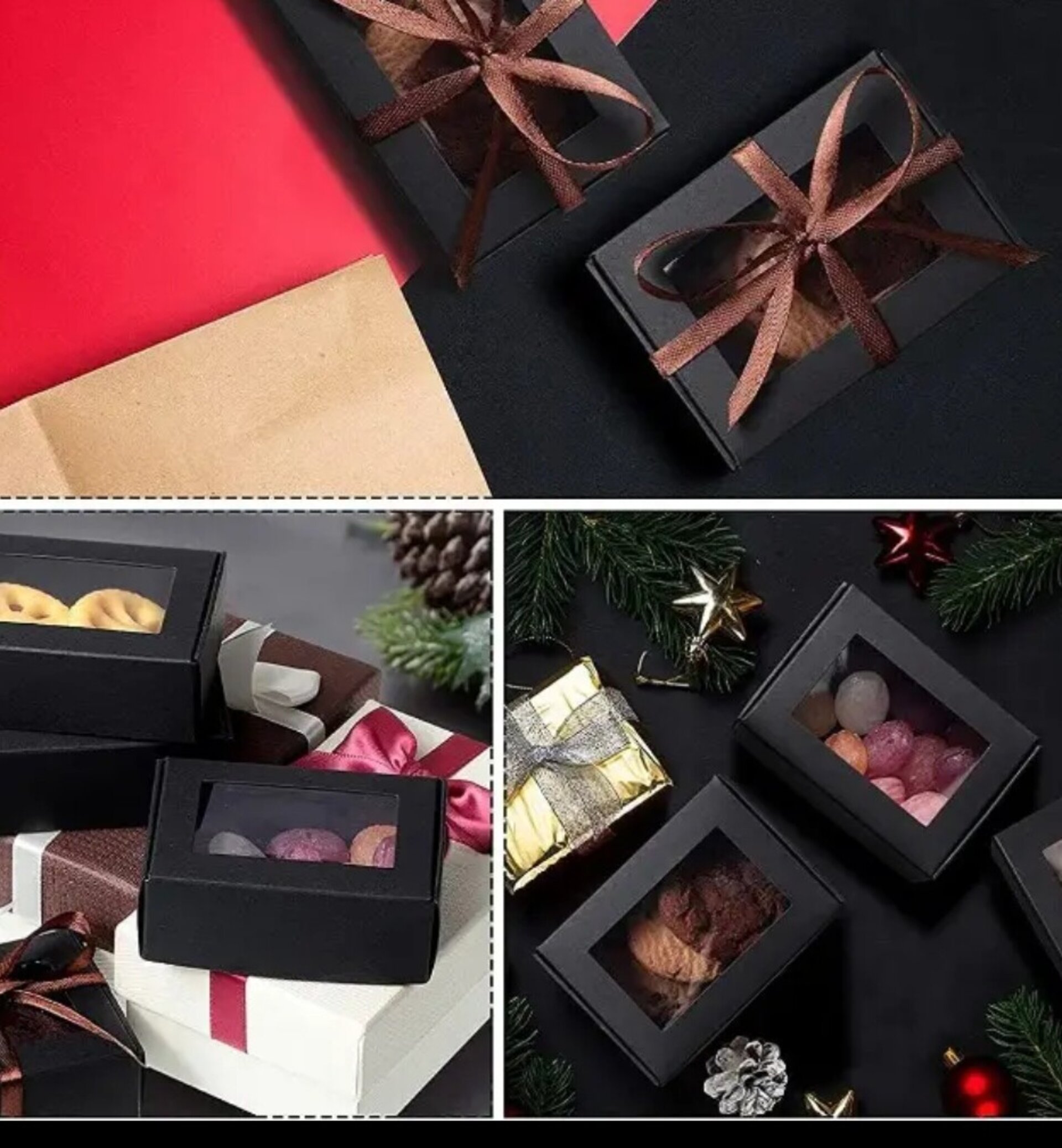 Caja Para Regalos 85x60x30 Negra - 7