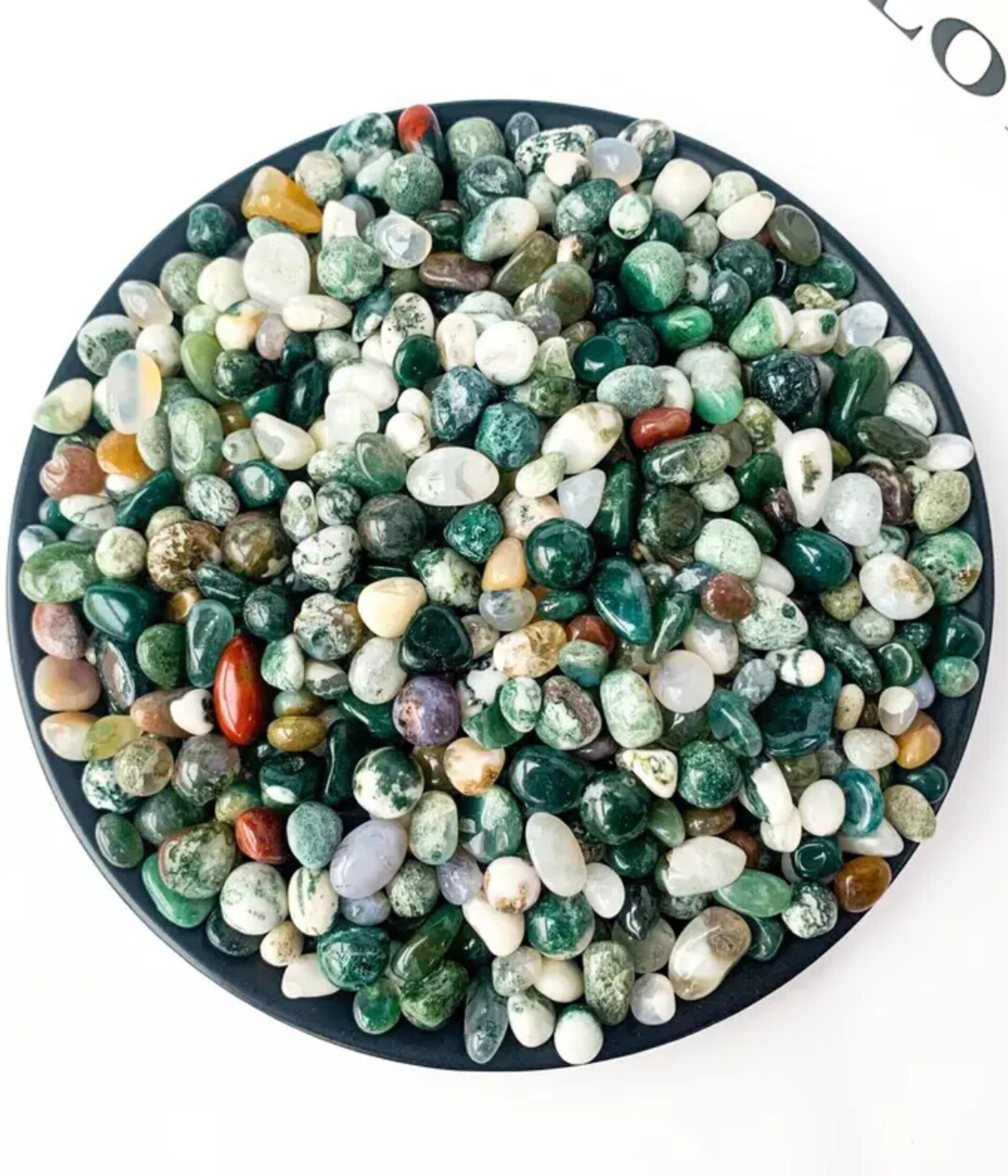 Piedras Cristal Agata Verde 5G - 2