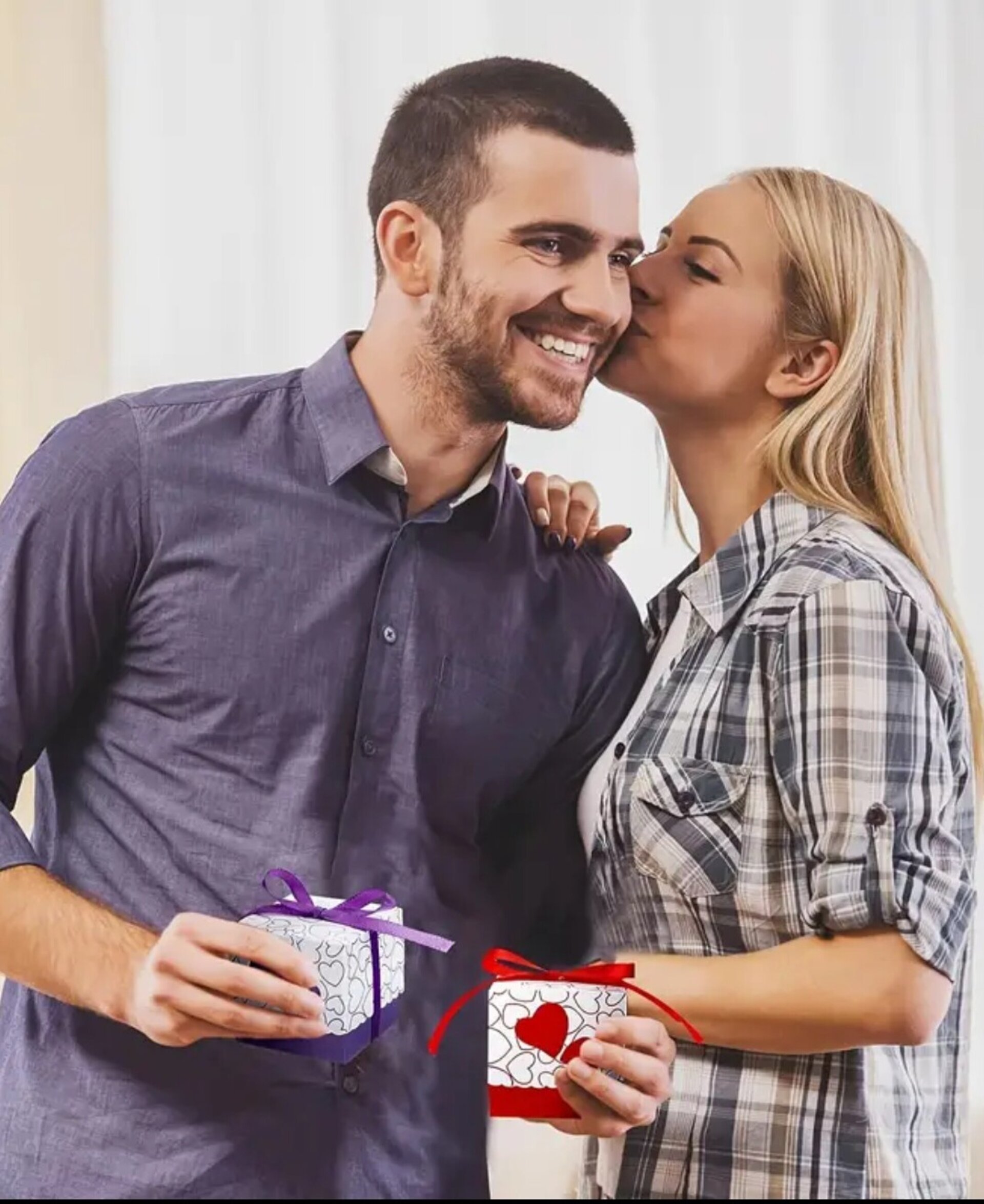 Caja Para Regalos Corazon 52x52x50 Purpura - 4