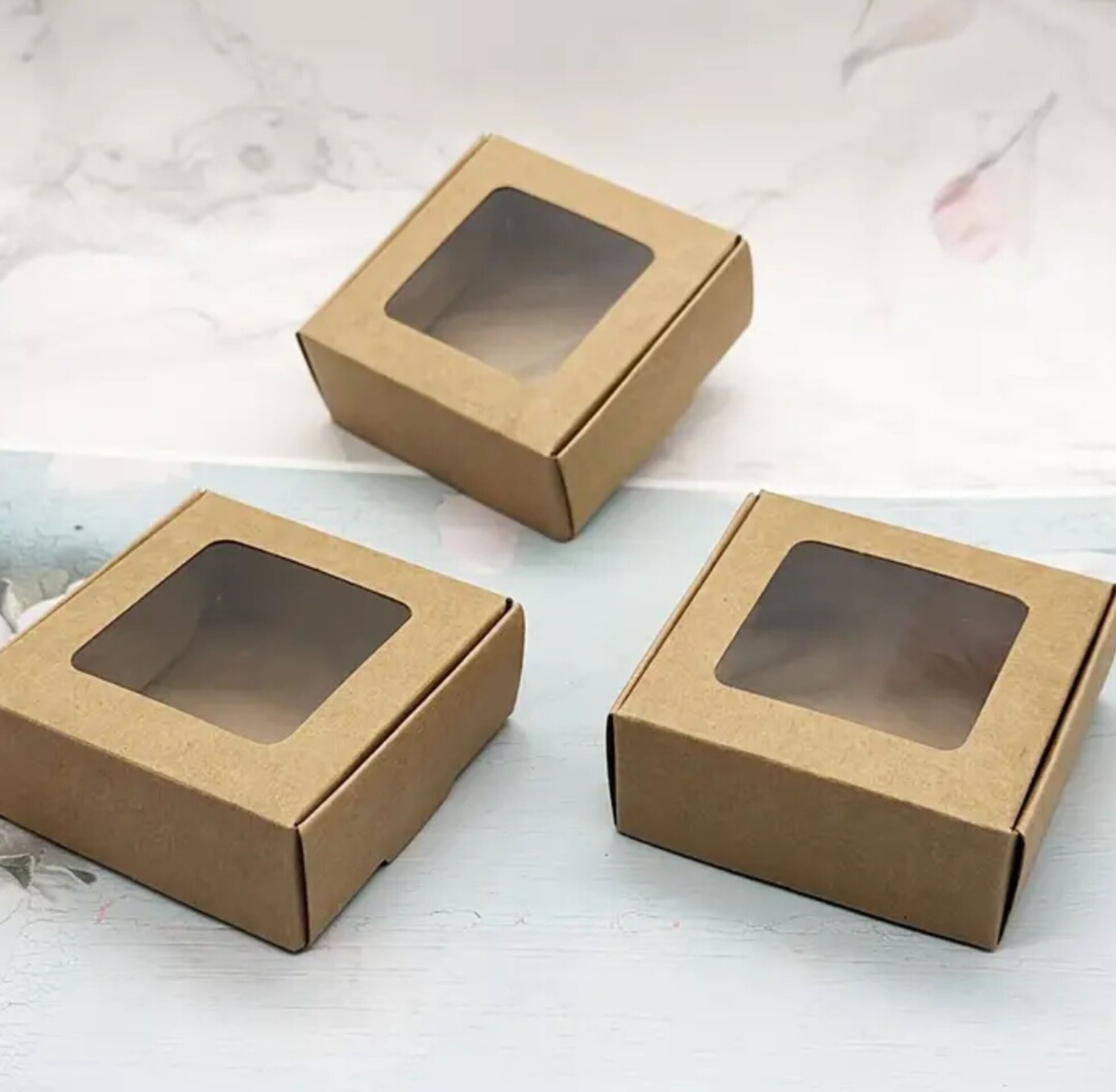 Caja Para Regalos 75x75x3 Marron - 4