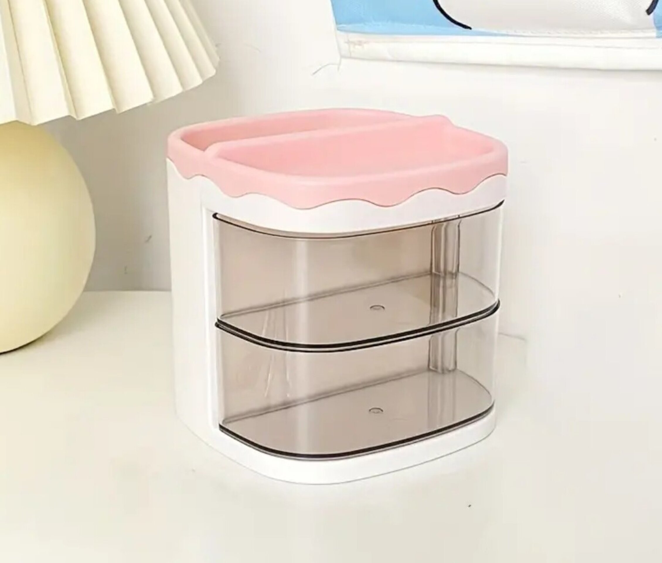 Organizador Deluxe Con Cajones  Rosa - 2