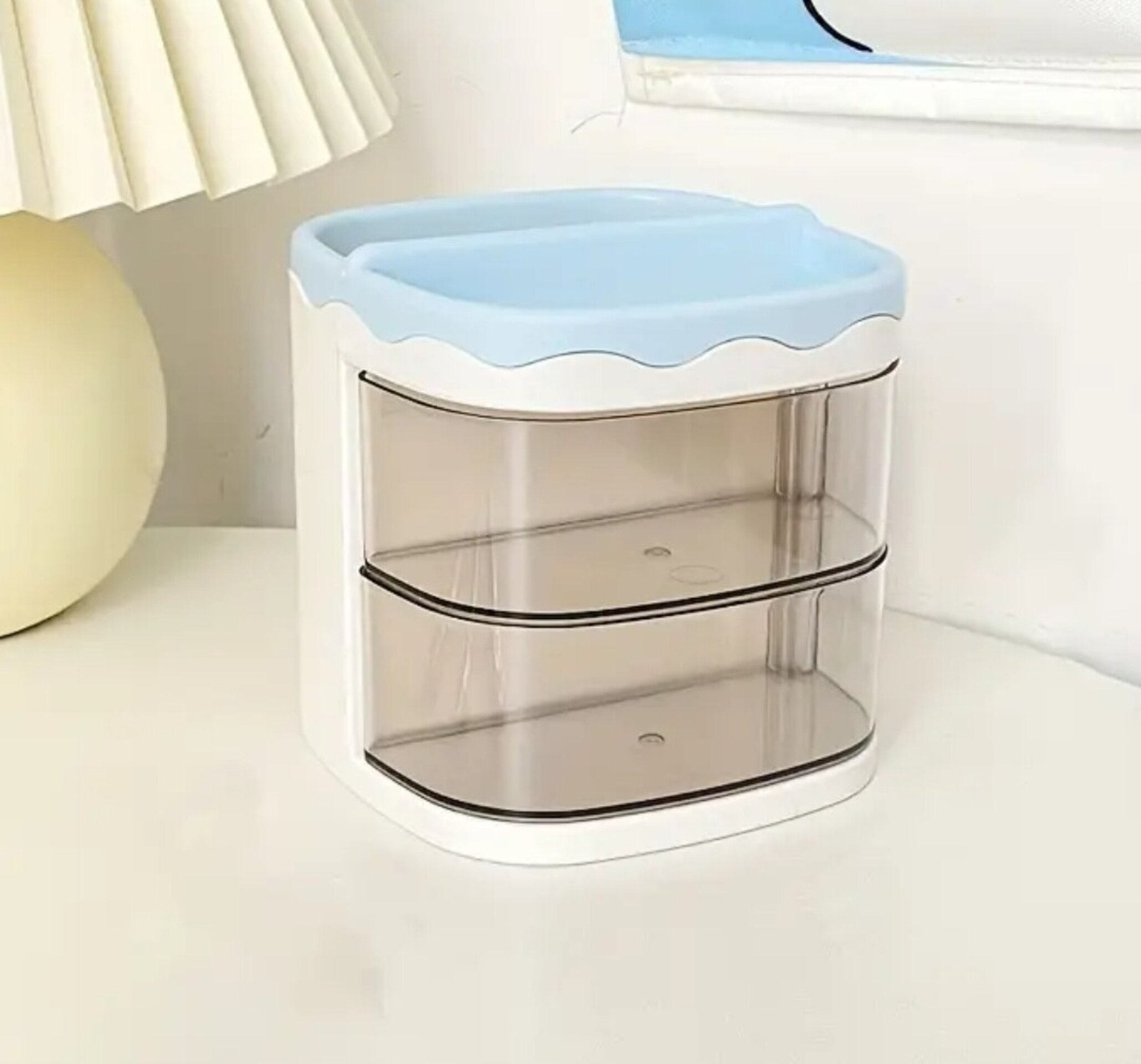 Organizador Deluxe Con Cajones  Azul - 3