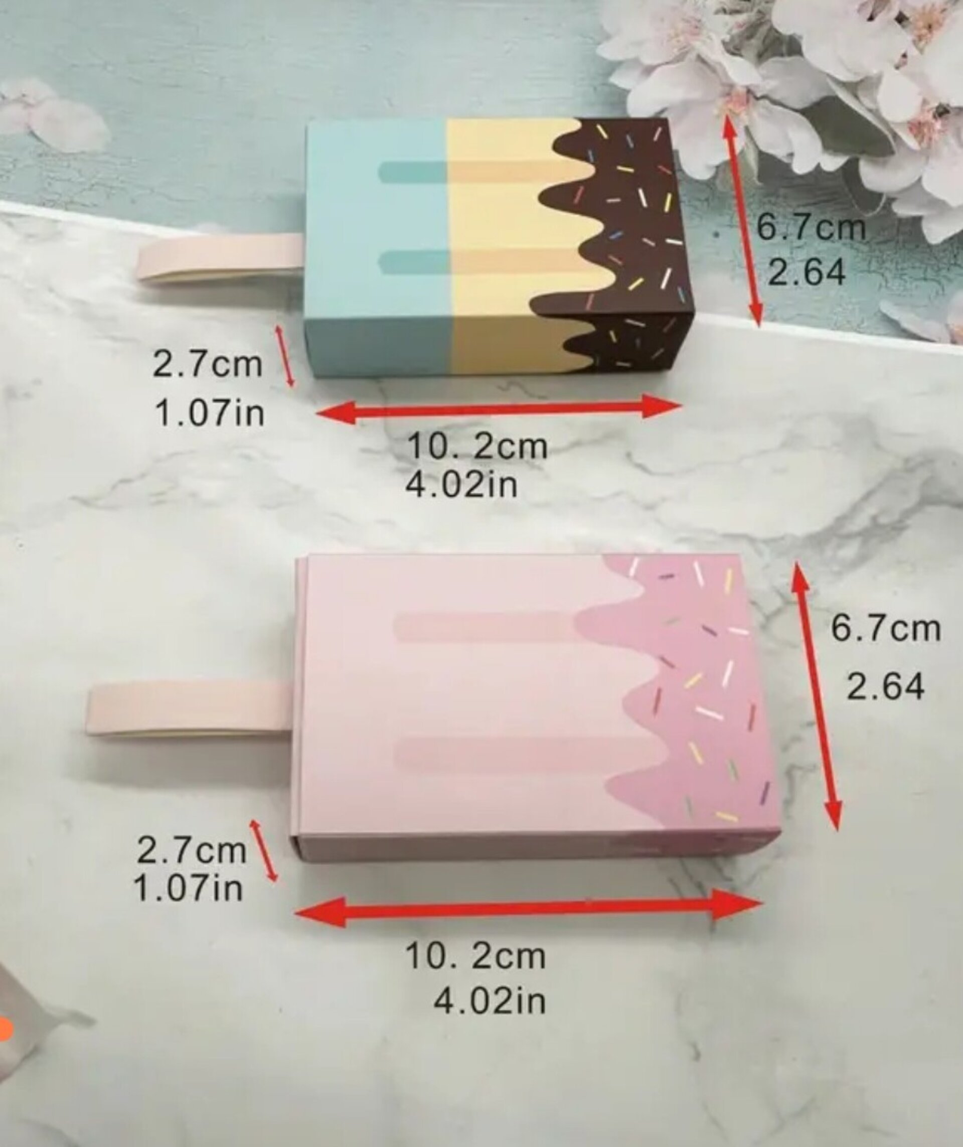 Caja Para Regalos Polo 102x67x27 Rosa - 8