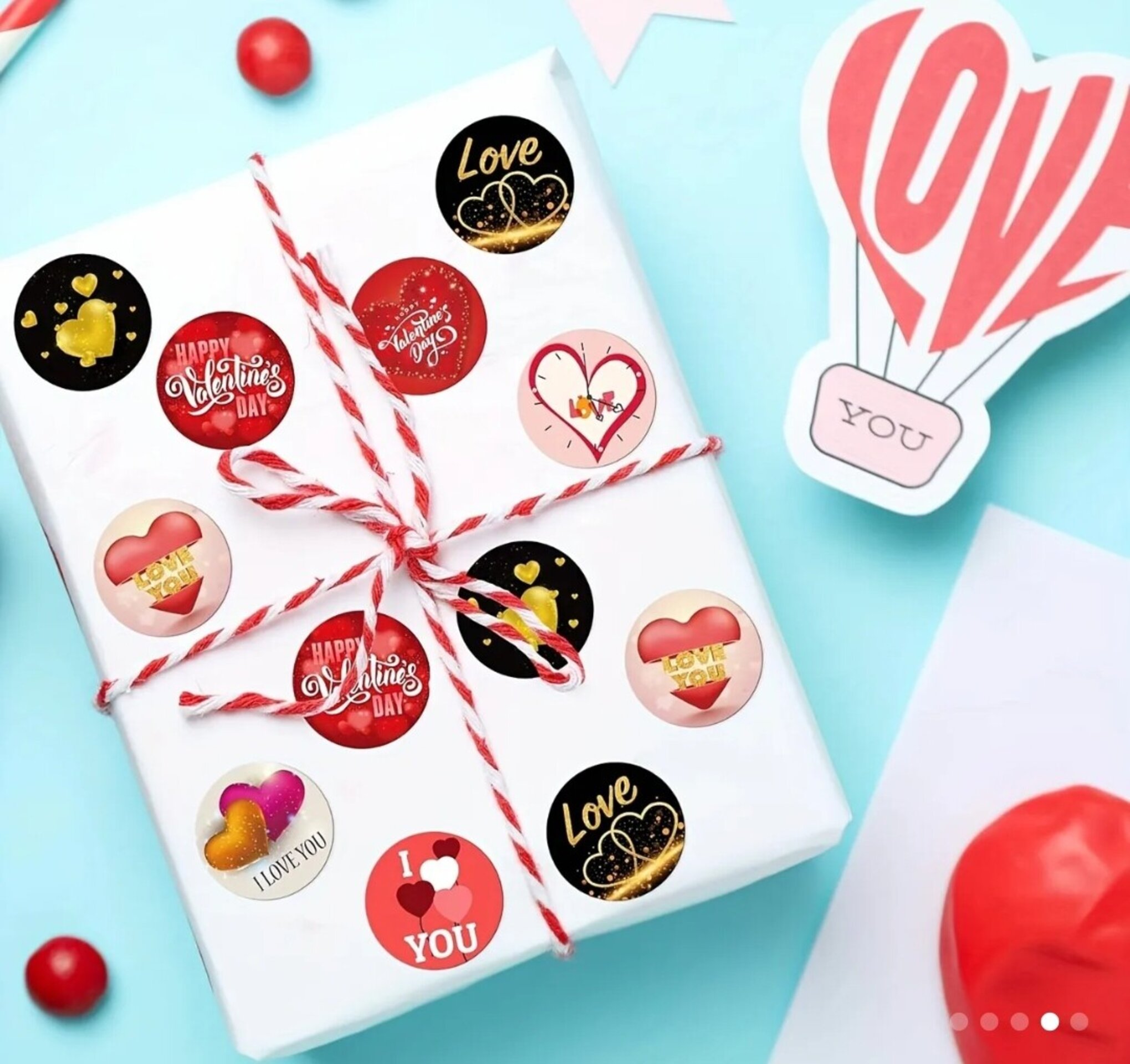 Pegatinas Premium 10 Unidades San Valentín - 2