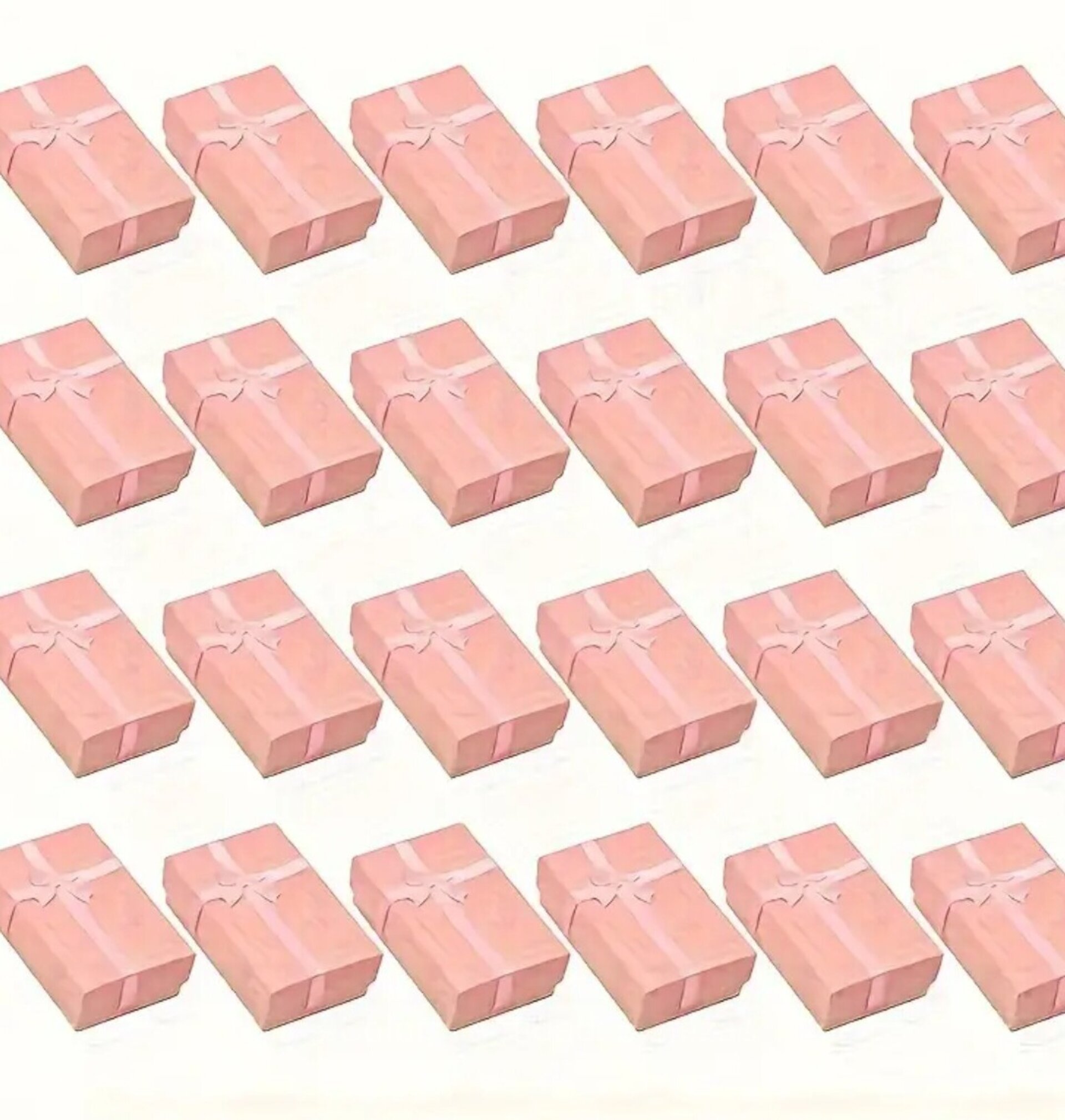 Caja Para Regalos Lazo 80x50x27 Rosa - 4