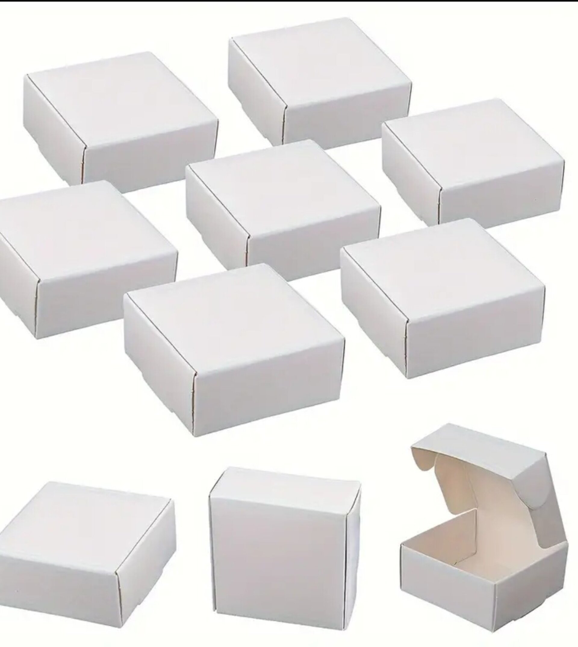 Caja Para Regalos Cuadrada 55x55x25 Blanca - 3