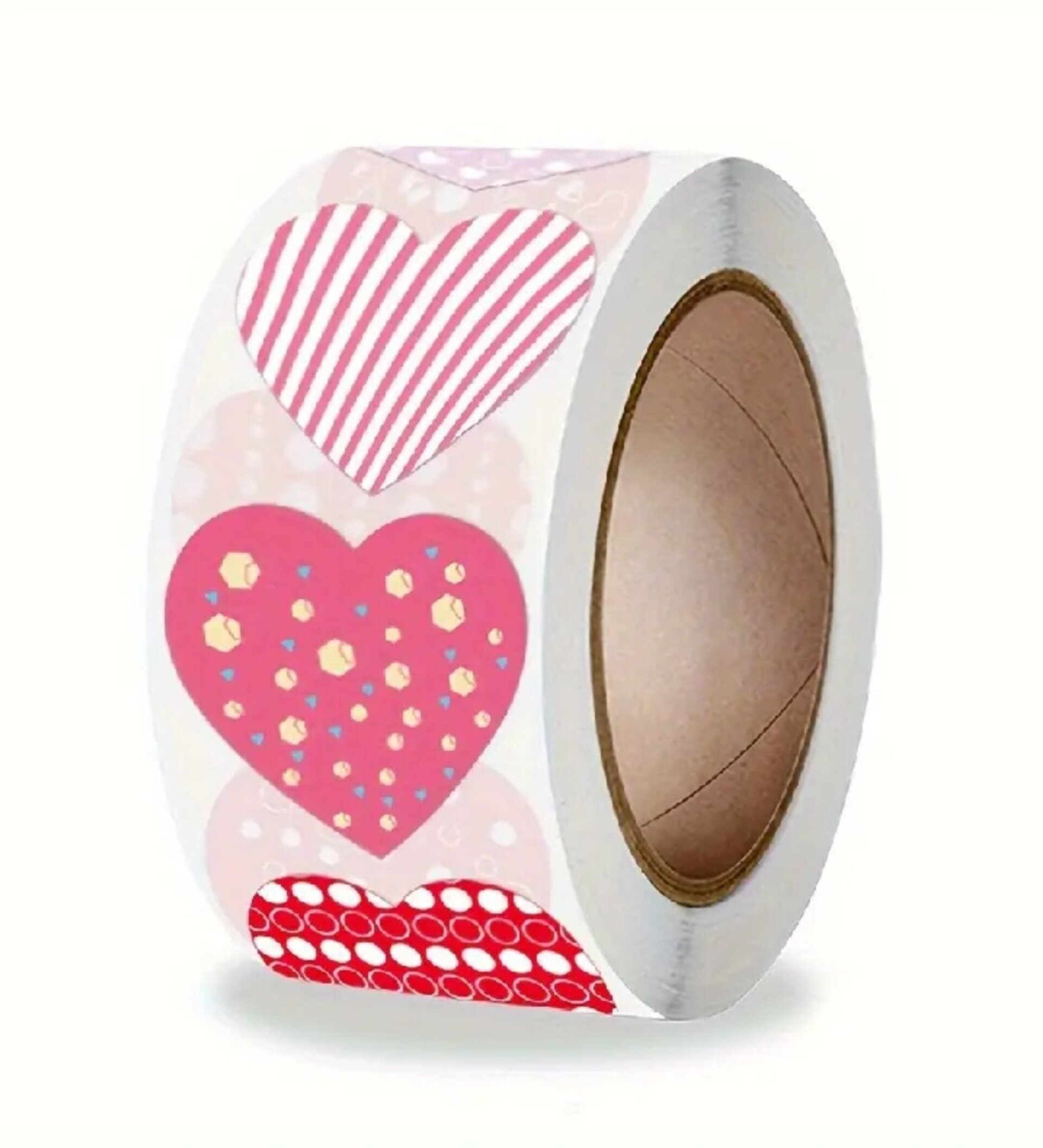 Pegatinas Premium 10 Unidades Corazón Rosa - 2