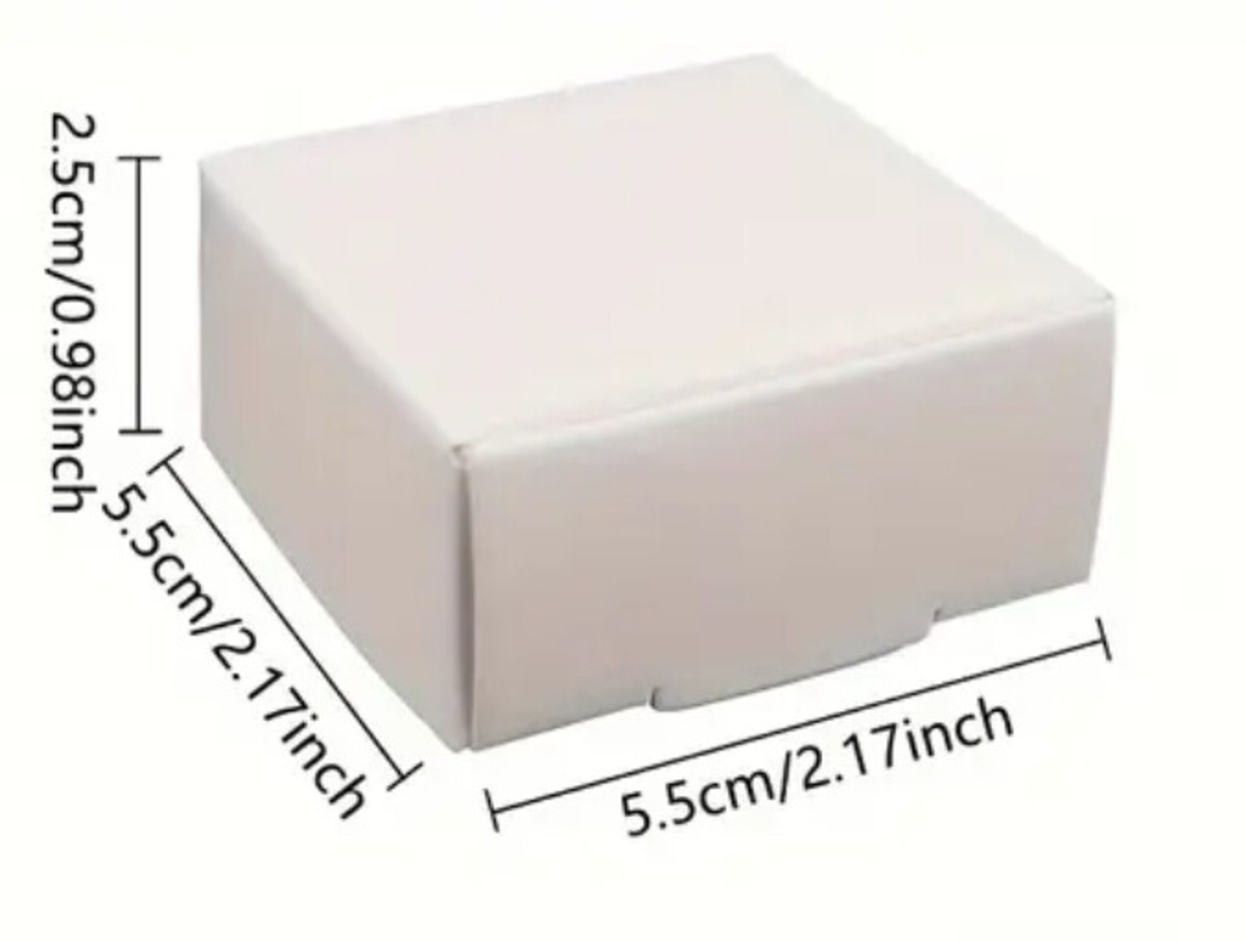 Caja Para Regalos Cuadrada 55x55x25 Blanca - 4