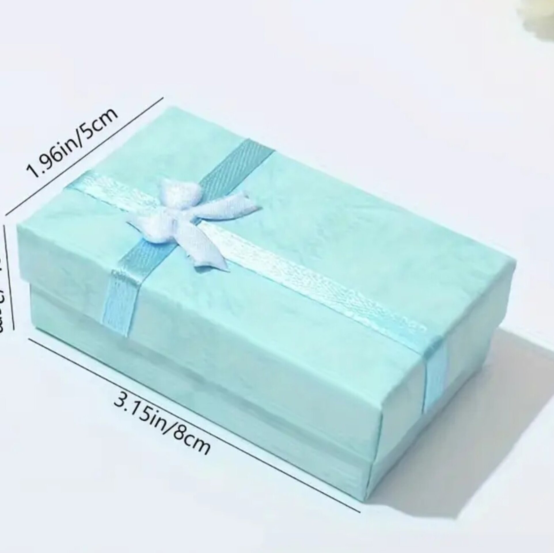 Caja Para Regalos Lazo 80x50x27 Verde - 1