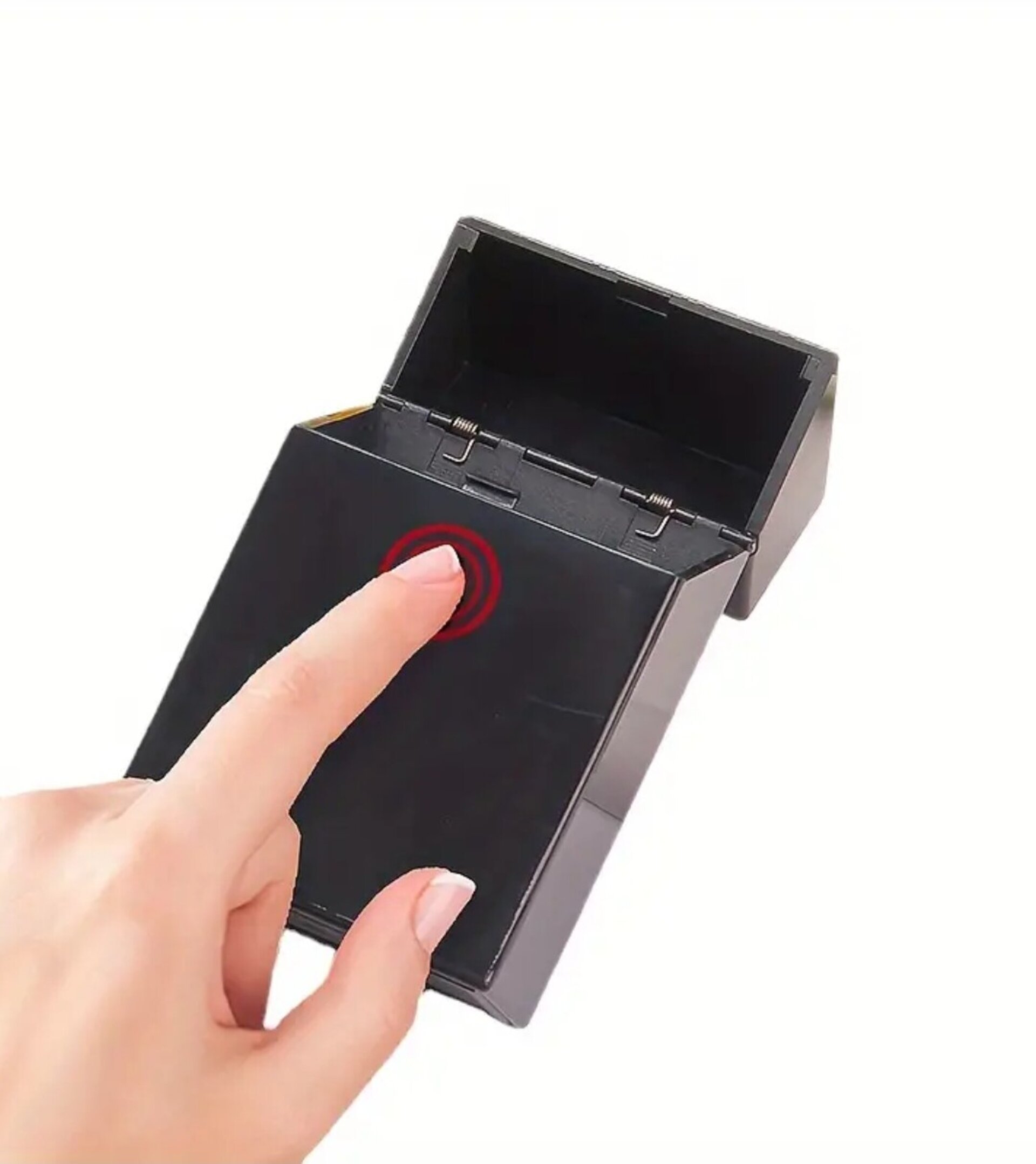 Envases Para Tabaco Y Perfumes Negro Liso - 3