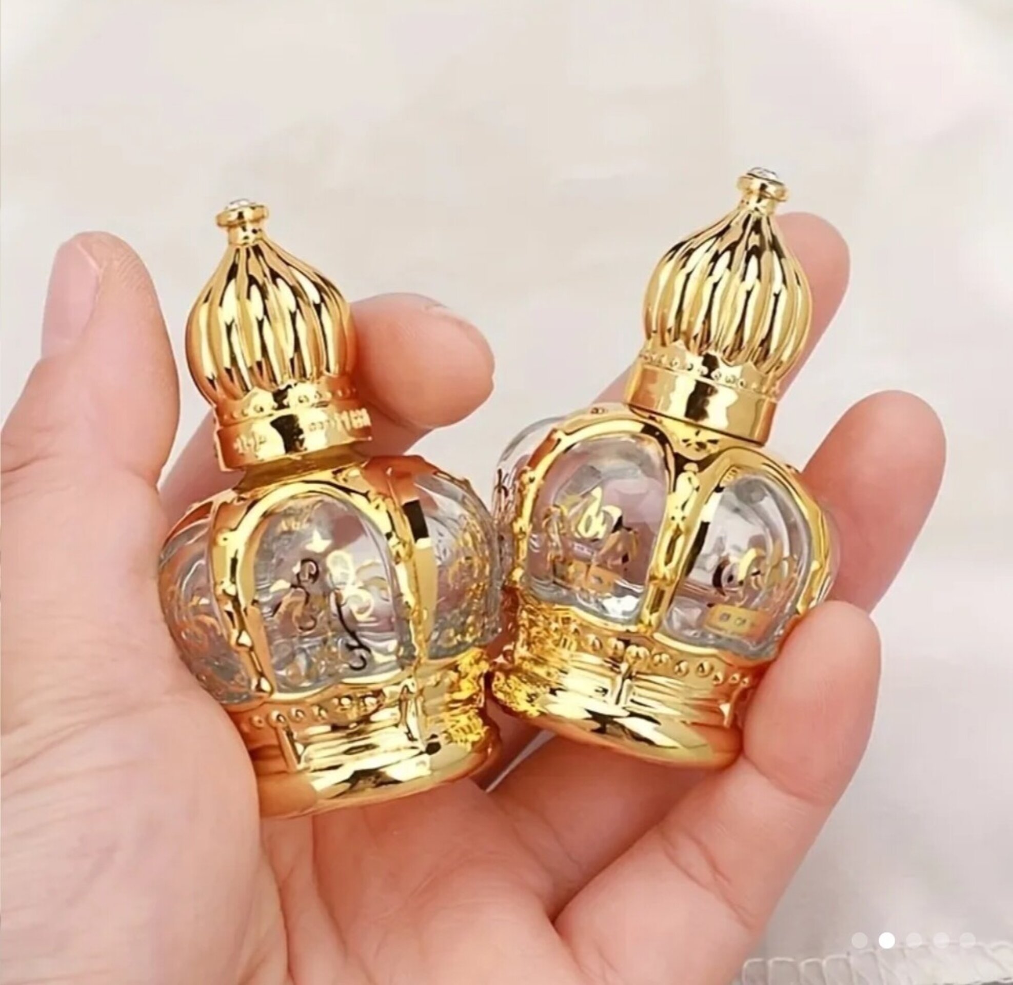 Envase Perfume 15mll Vintage con bola - 2