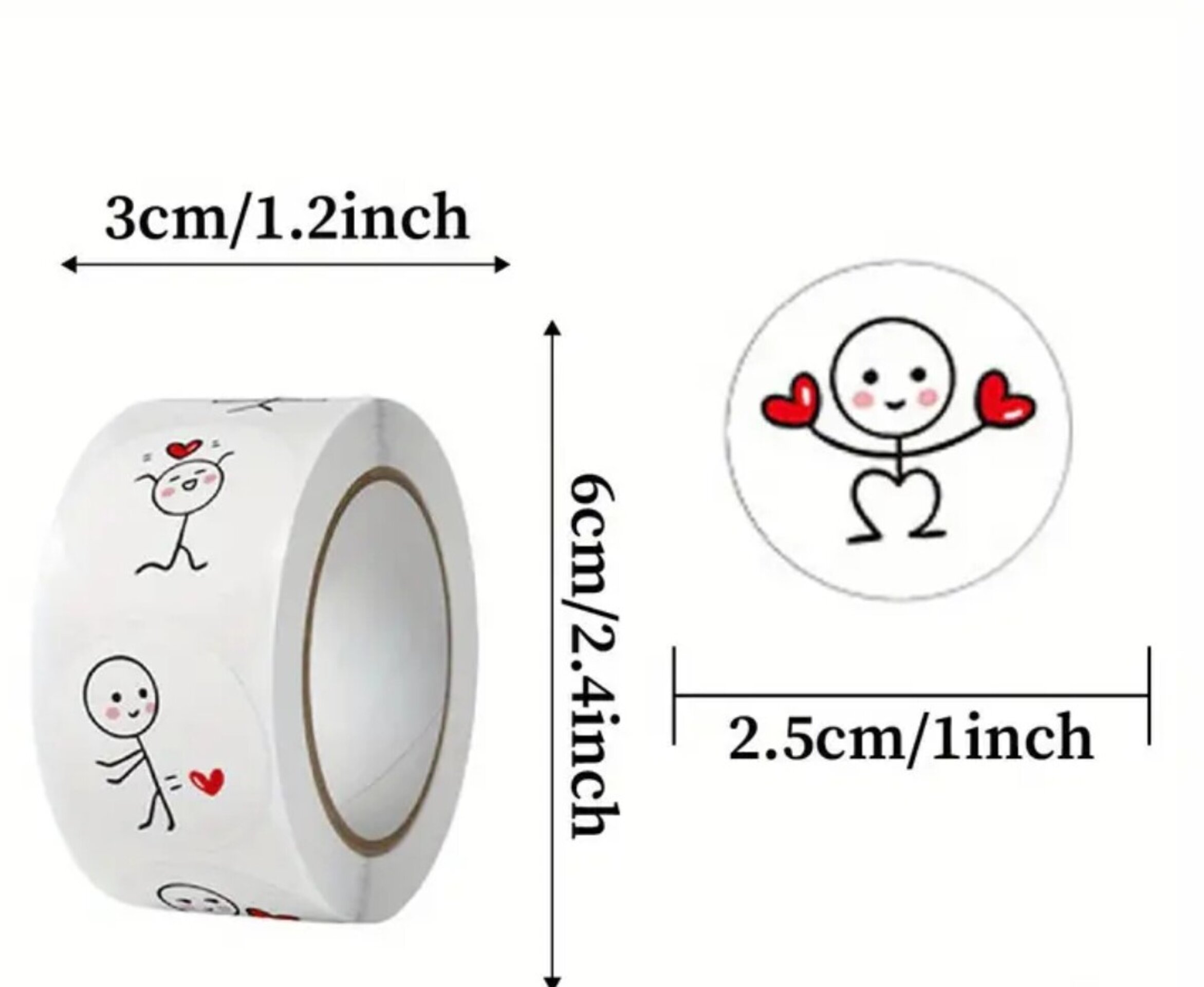 Pegatinas Premium 10 Unidades Blanco - 3