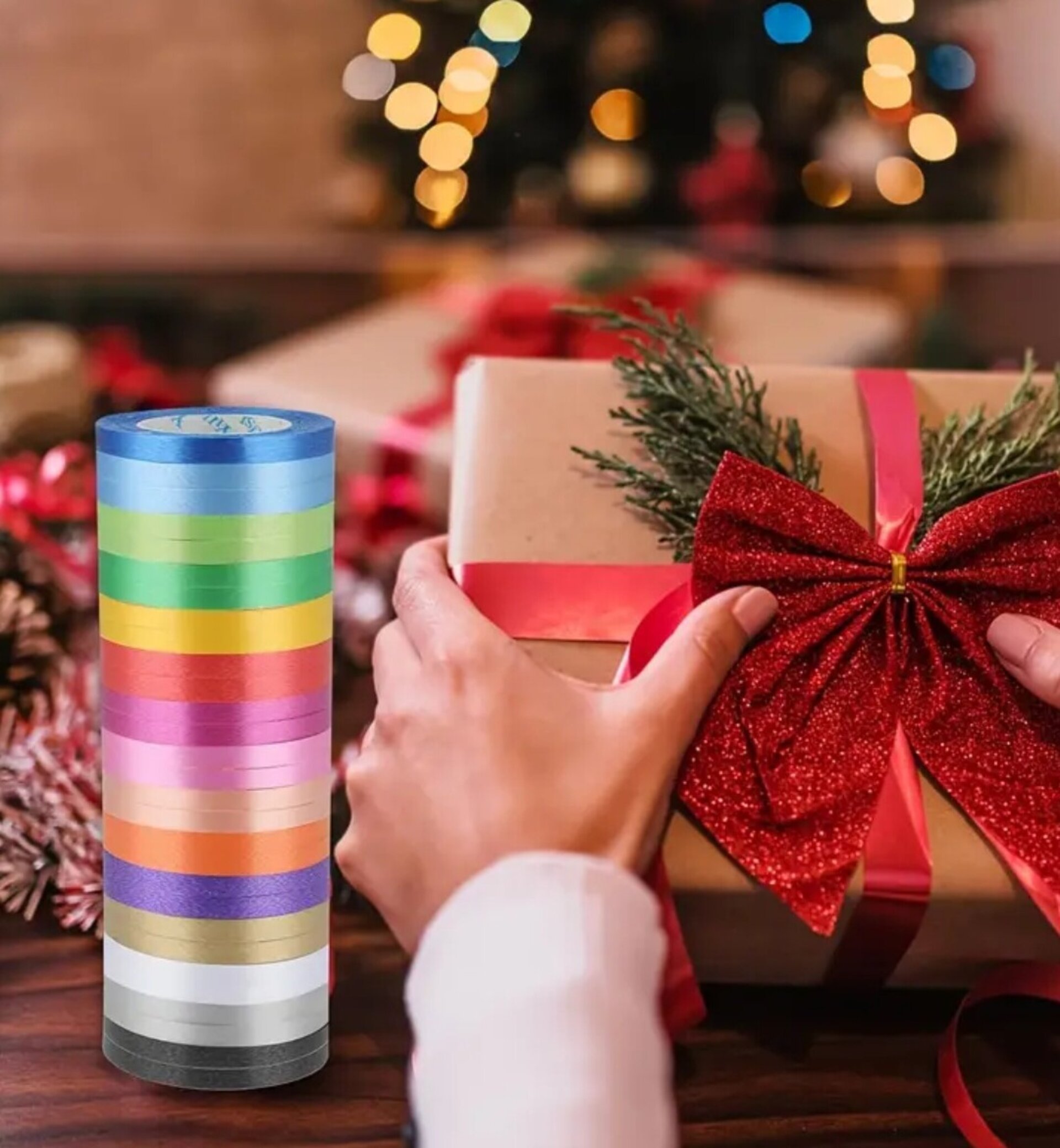 Rollo Cinta Rizada Colores 3 M - 5