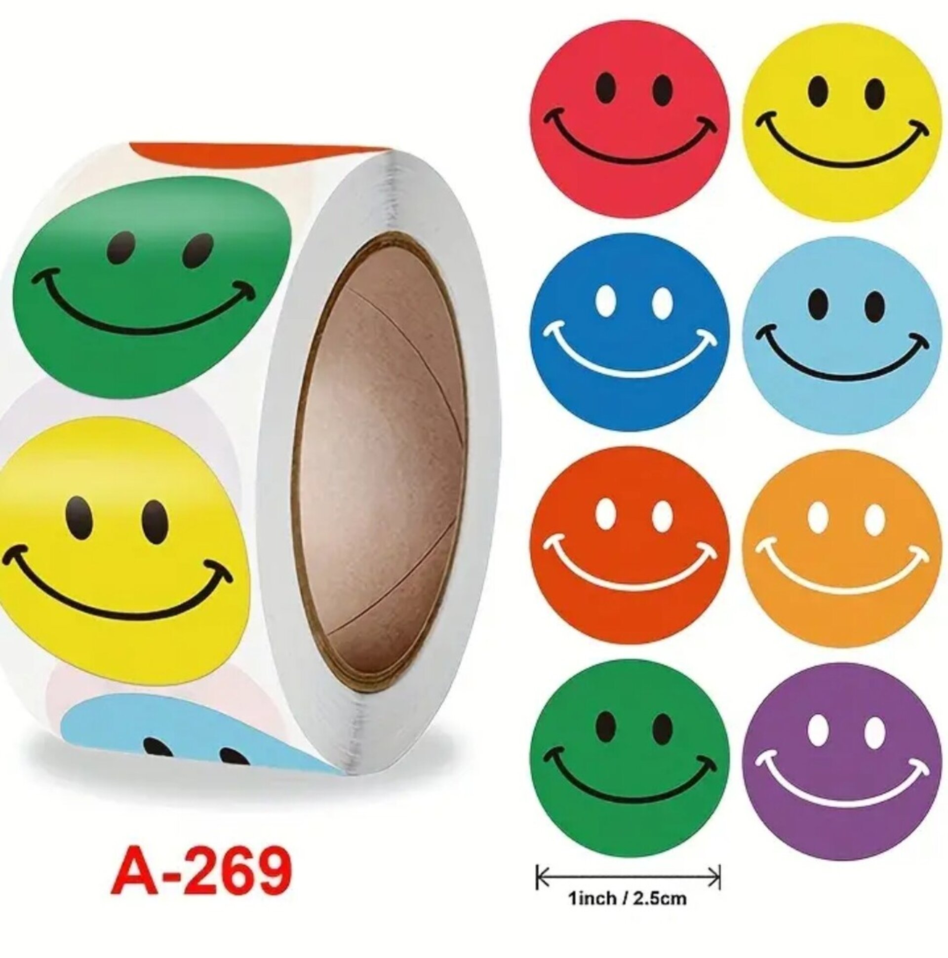 Pegatinas Premium 10 Unidades Happy - 1