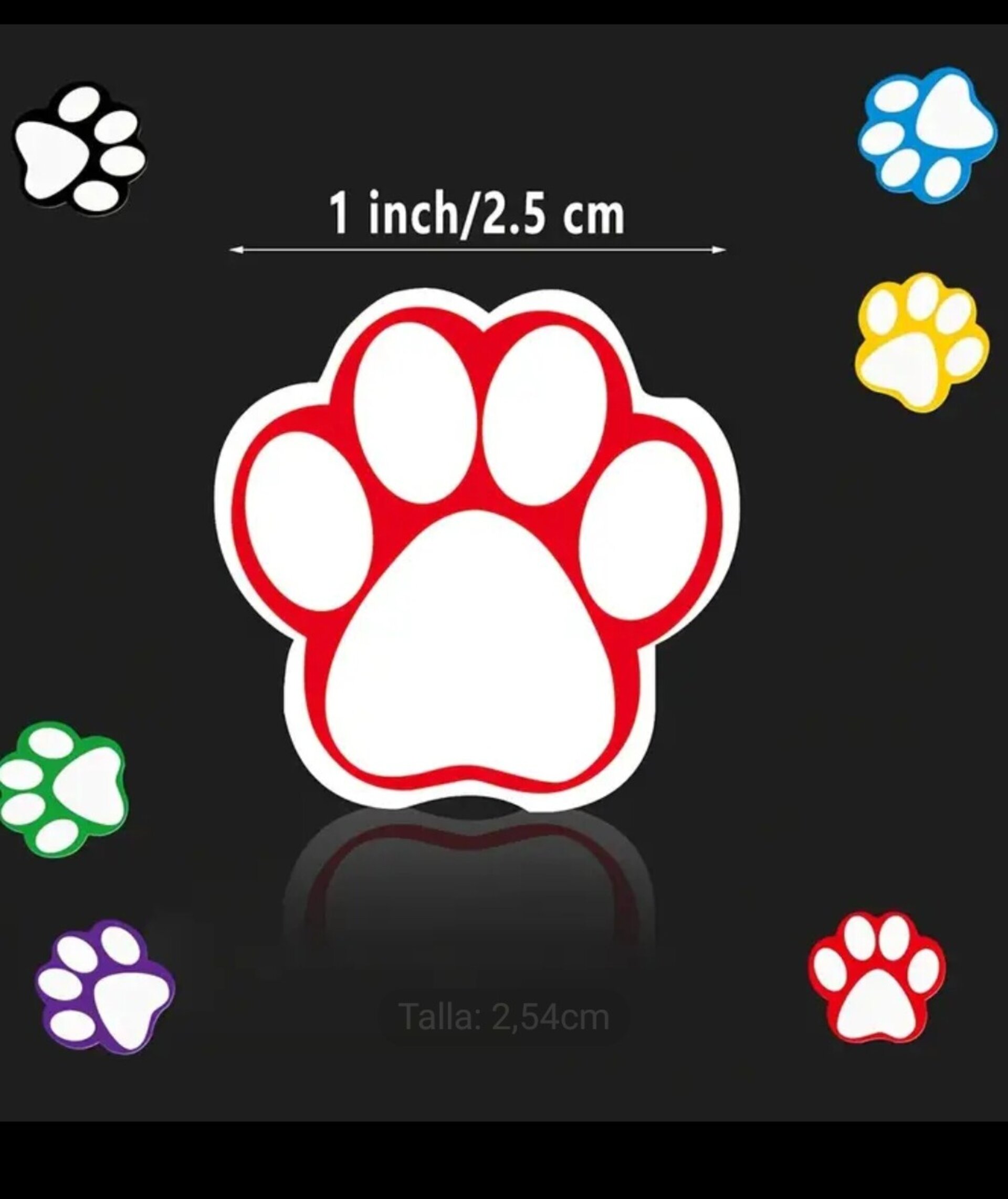 Pegatinas Premium 10 Unidades Huellas - 3
