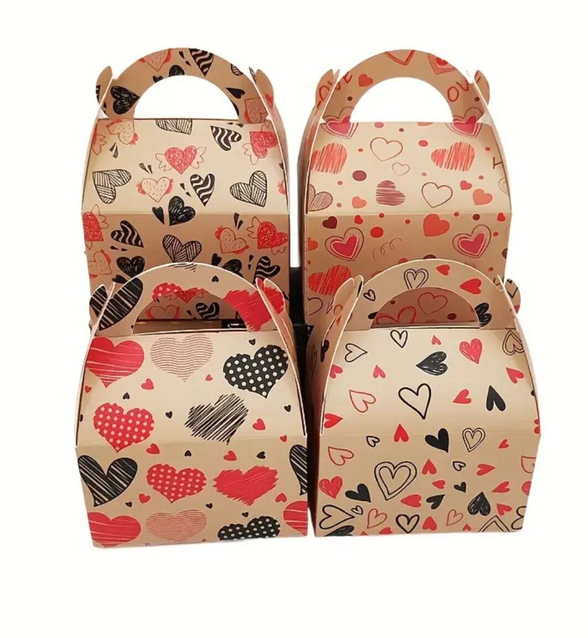 Caja Para Regalos 8x6x5 Corazon4 - 4