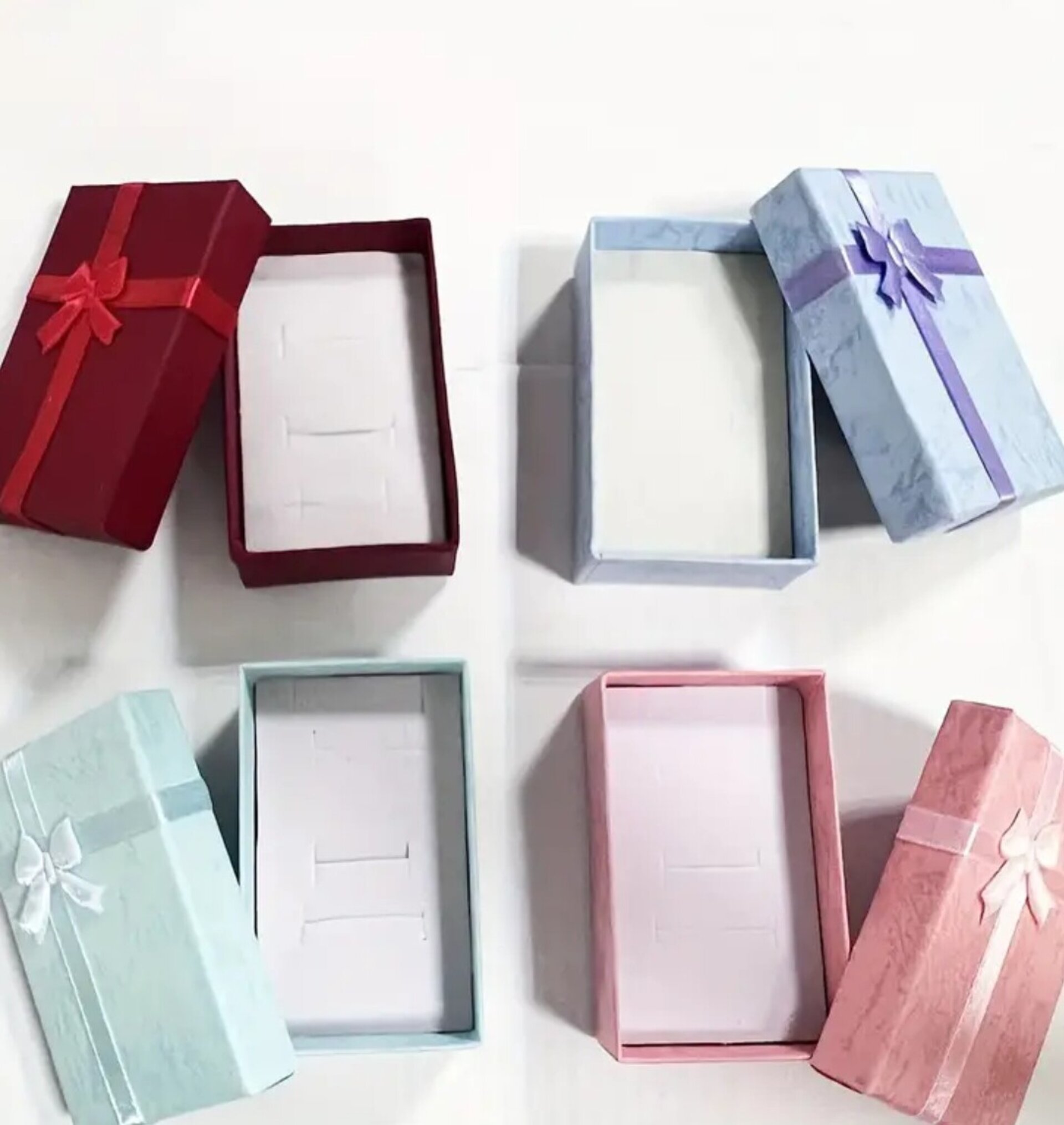 Caja Para Regalos Lazo 80x50x27 Azul - 4