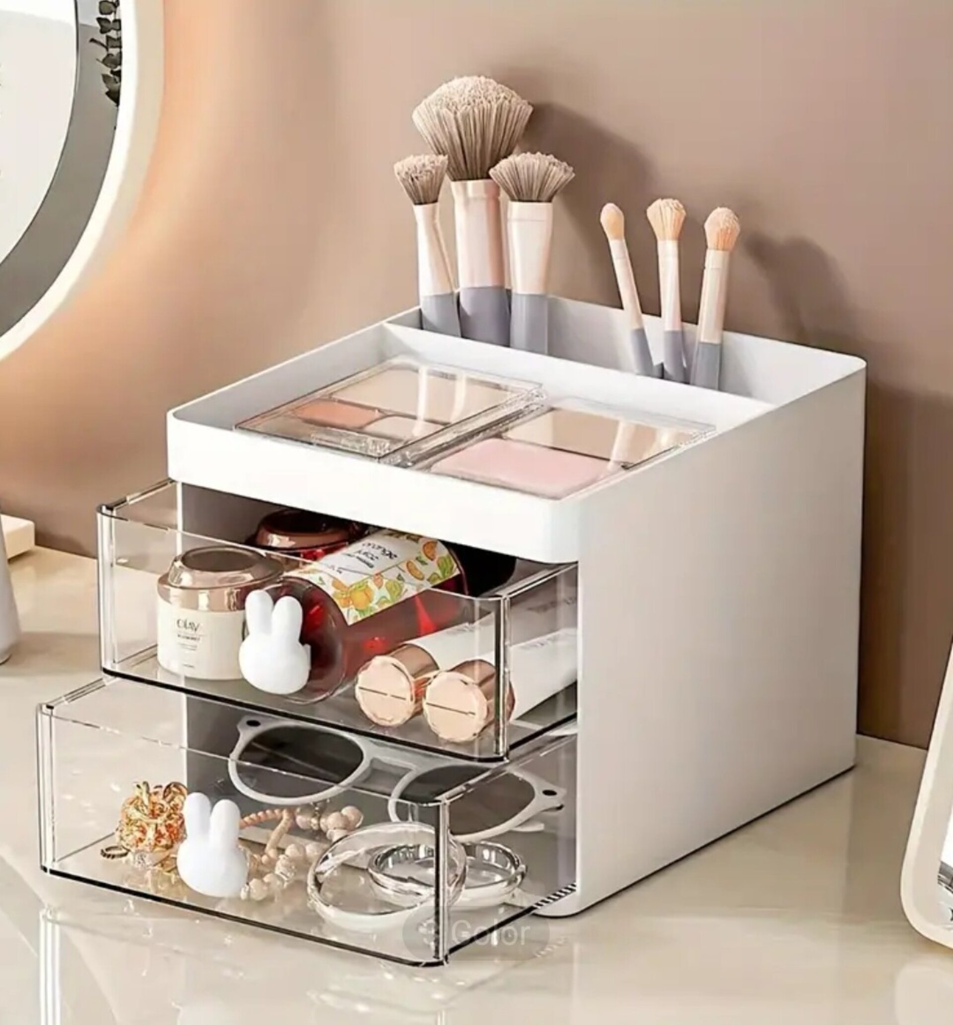 Organizador Con Cajones  Blanco - 8