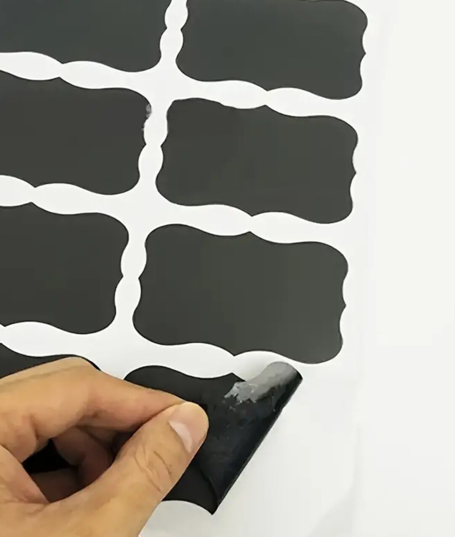 Pegatinas Premium 2 Unidades Negra - 5