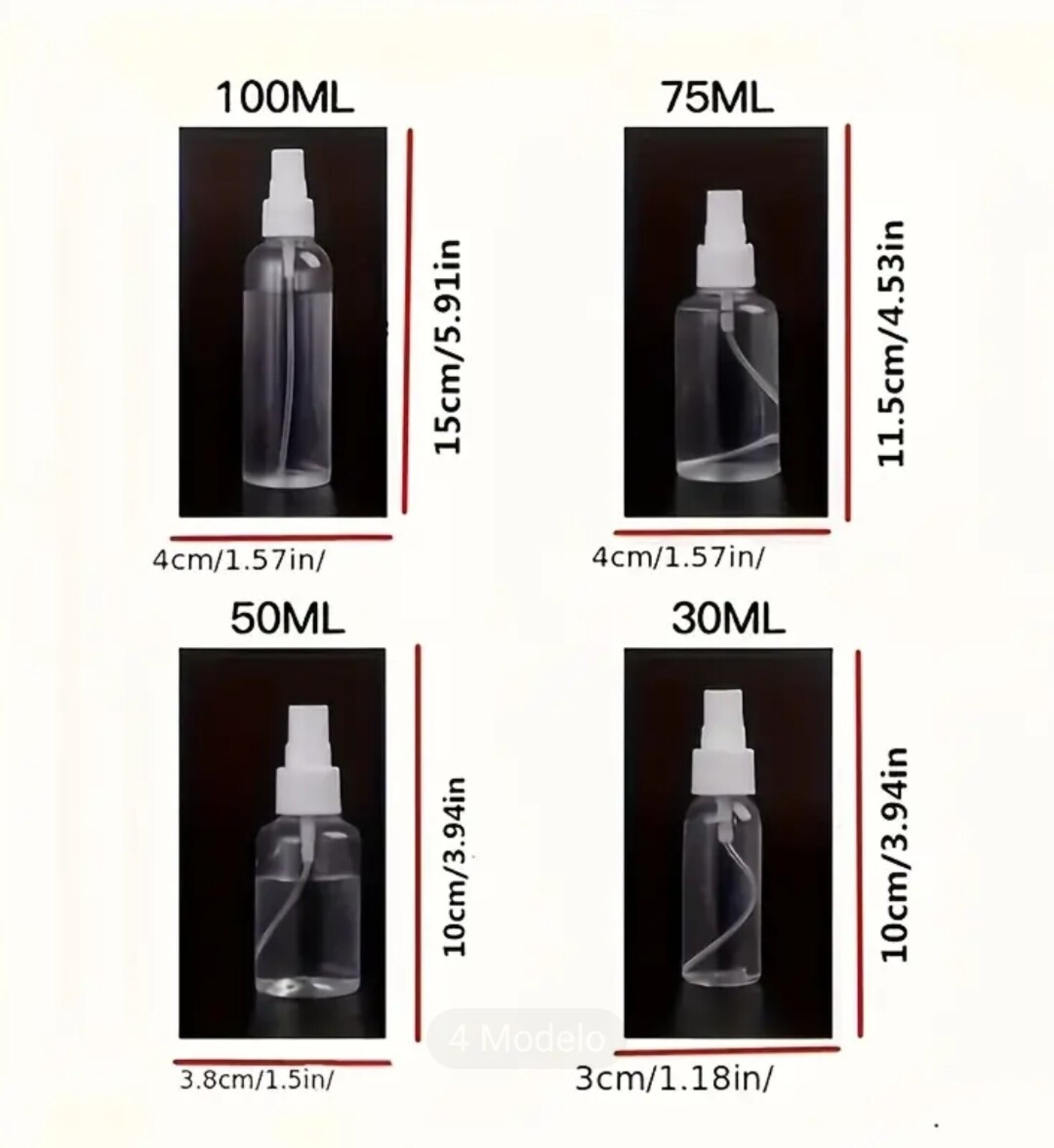 Envase Perfume 30mll Transparente - 3