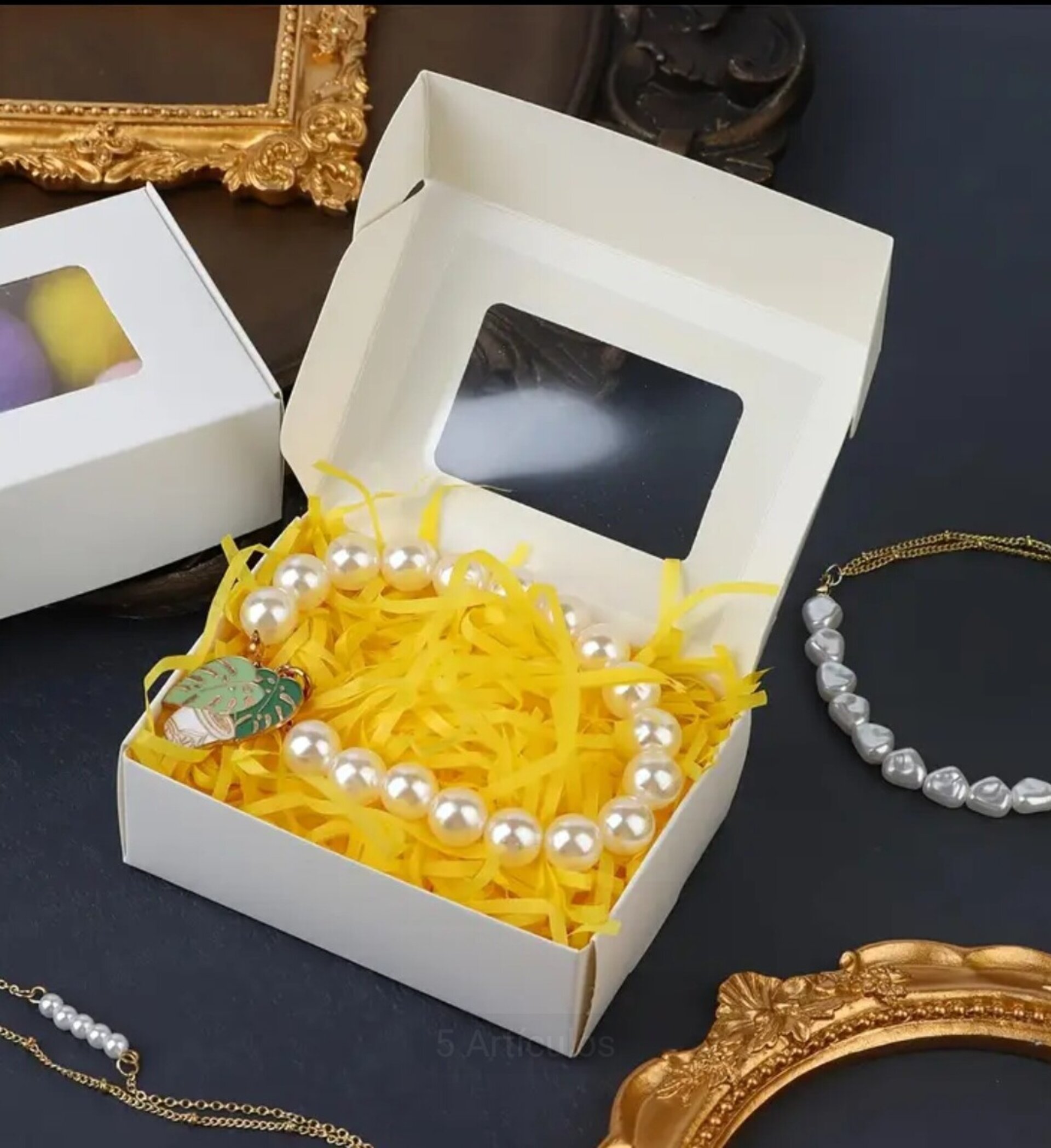 Caja Para Regalos 85x60x30 Blanca - 4