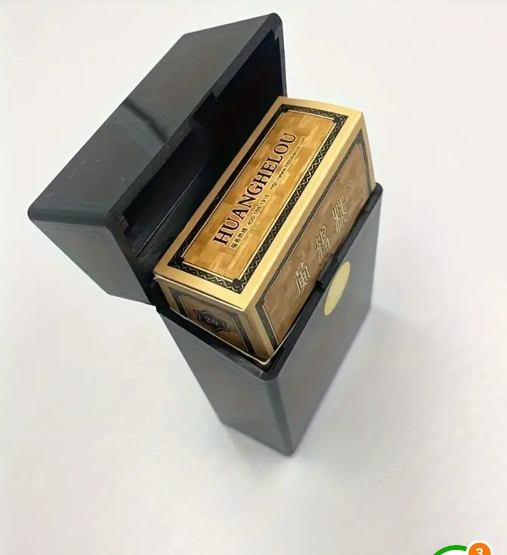 Envases Para Tabaco Y Perfumes Negro Premium - 1