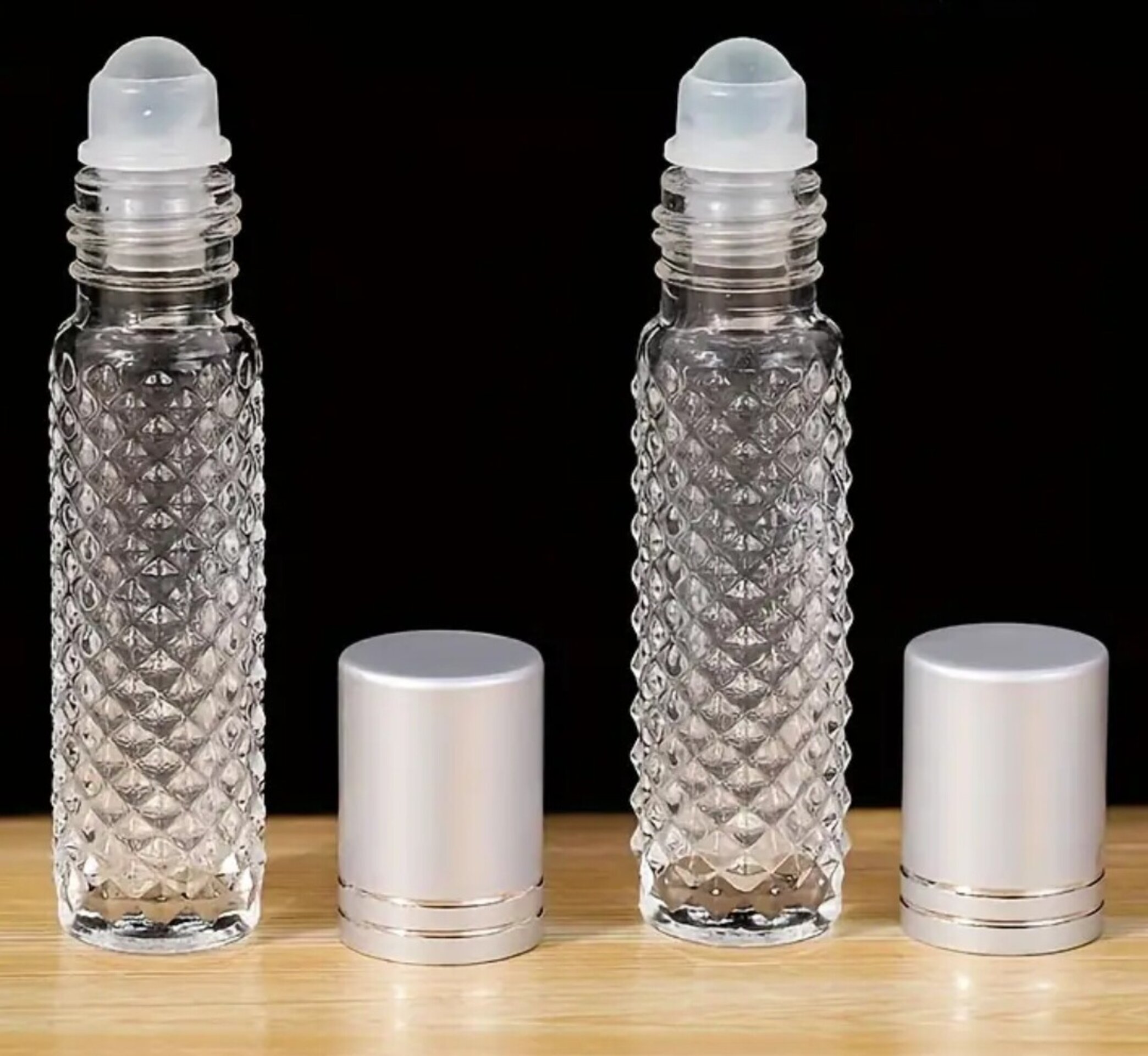 Envase Perfume 10mll Cristal clasico con bola - 5