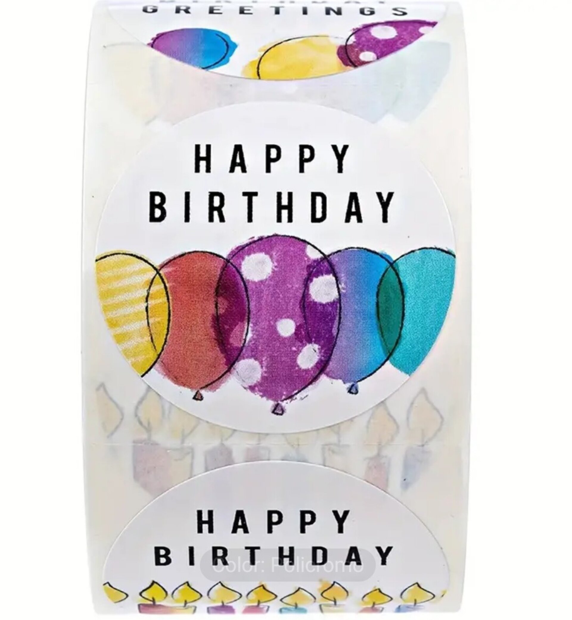 Pegatinas Premium 10 Unidades Cumpleaños - 7