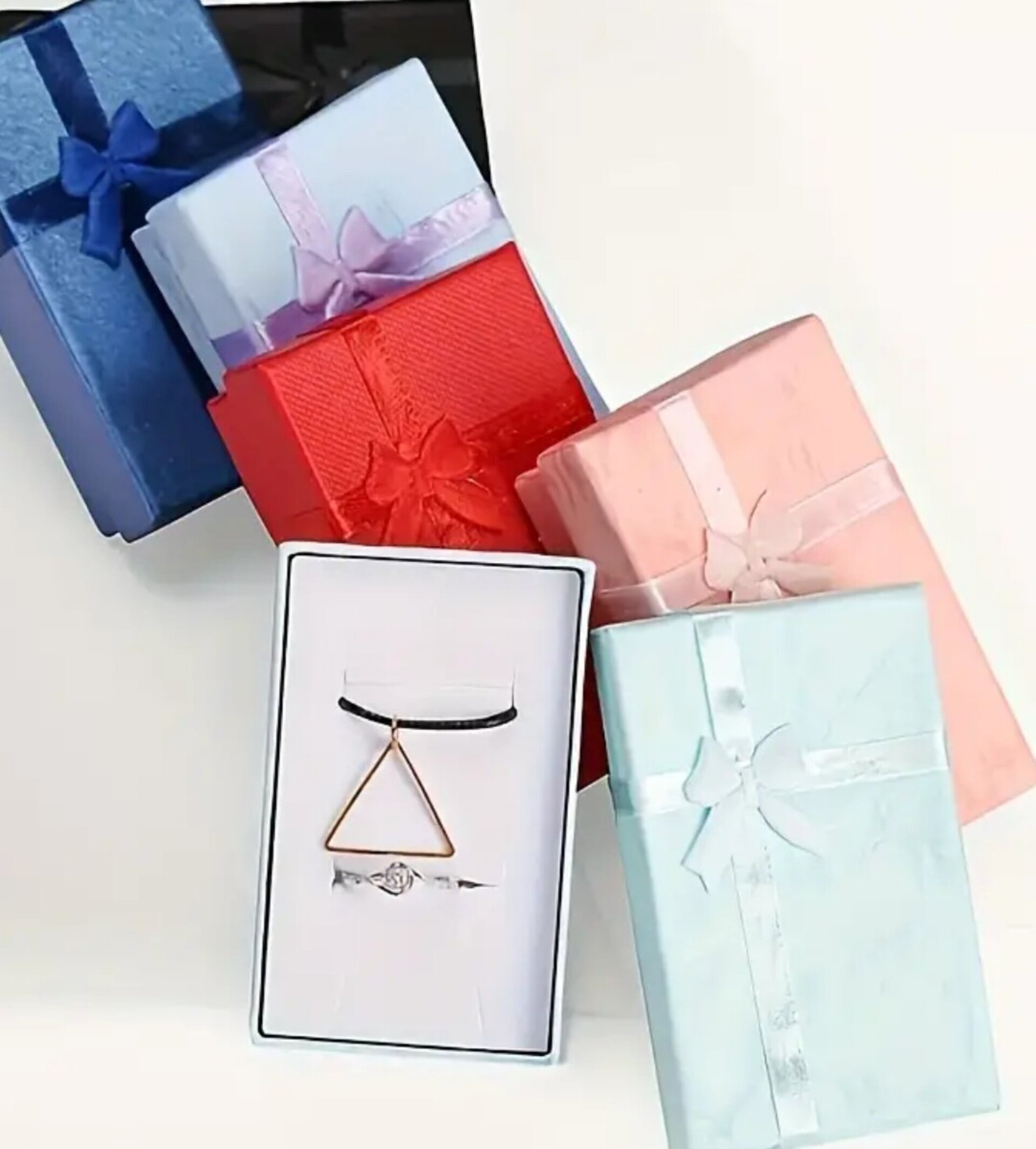 Caja Para Regalos Lazo 80x50x27 Rosa - 6